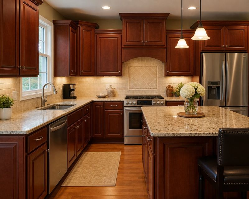 Cherry Cabinet Remodeling in Hendersonville, TN